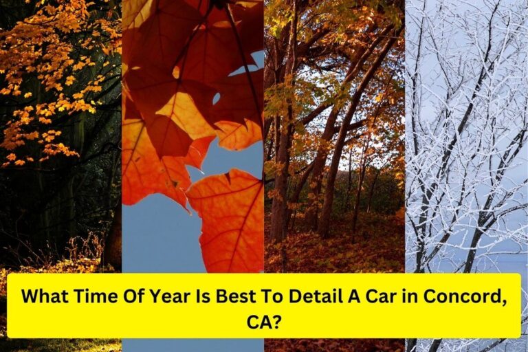 What time of year is best to detail a car in Concord